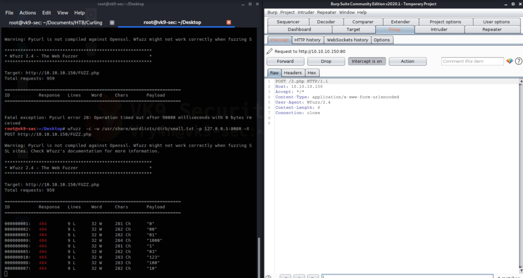 wFuzz how to | VK9 Security