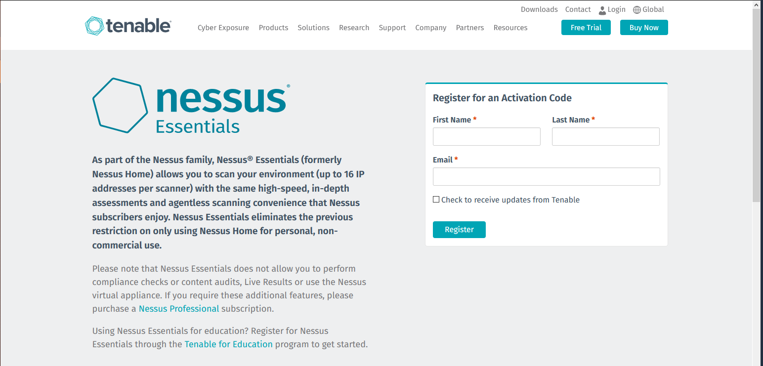 free nessus vulnerability scanner for mac review