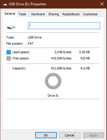 Recover USB space recovery VK9